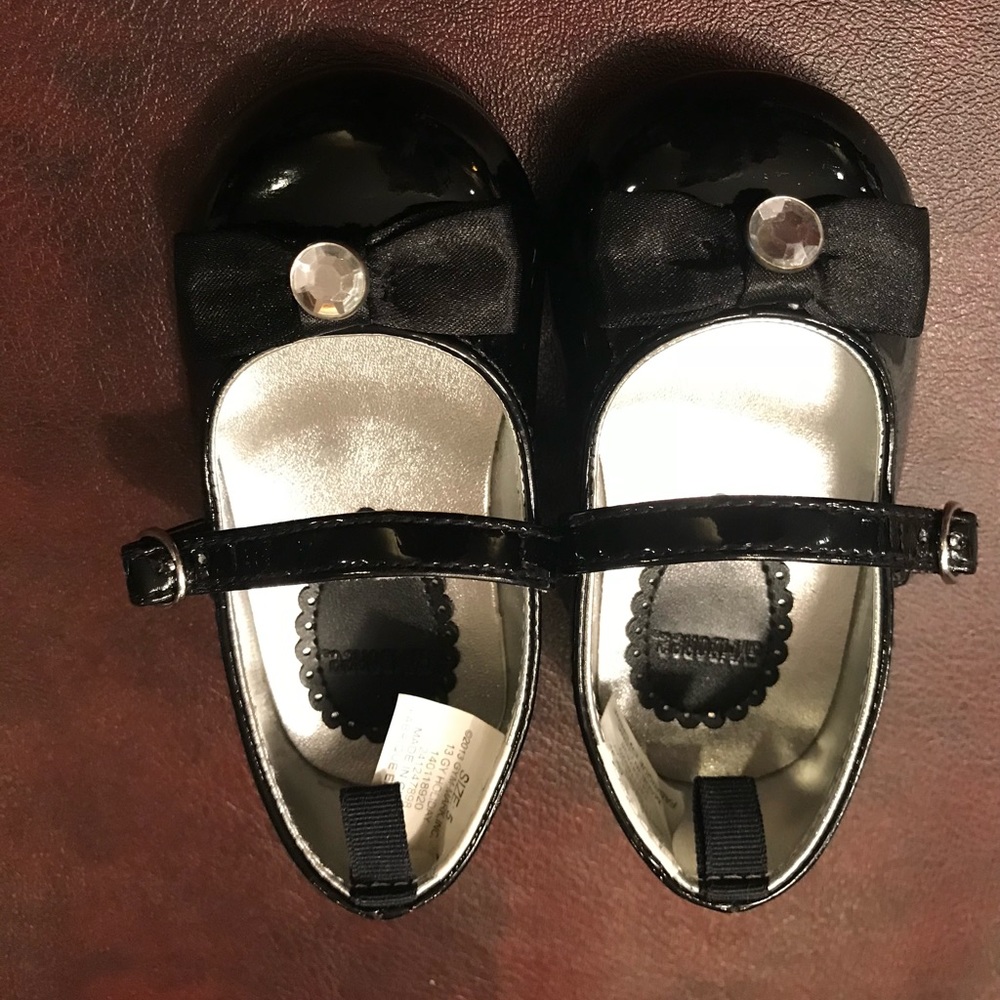 Gymboree baby/Toddler black dress shoe SZ5